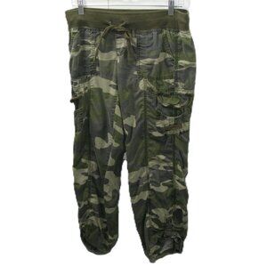 Almost Famous Camouflage Lightweight Cargo Pants Size Medium